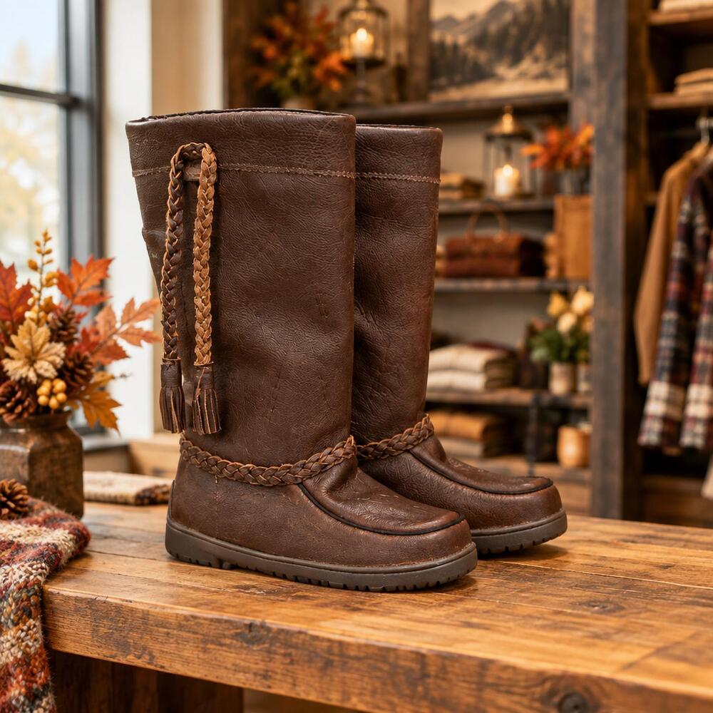 NEW MANITOBAH MUKLUKS women's wp tamarack mukluk in cocoa